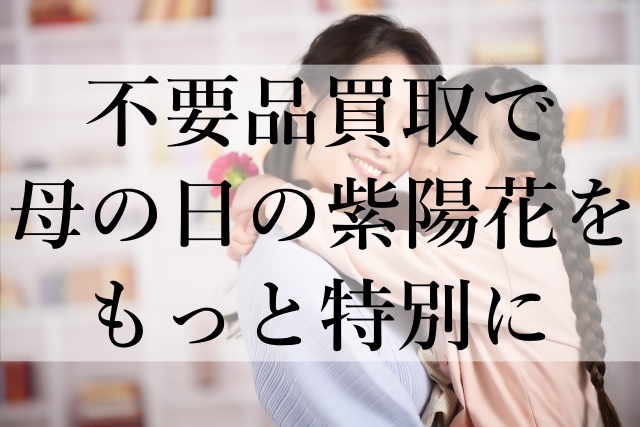 不要品買取で母の日の紫陽花をもっと特別に